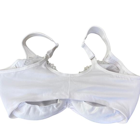 Glamorise Wonderwire Front-Close Underwire Unlined Full Coverage Bra size 36F - Picture 4 of 8